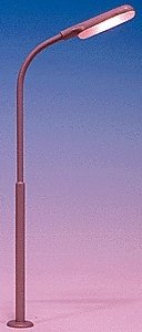 Lampposts -- Single Highway Light (gray) - 2-1/8′ 5.3cm, N, Miniatronics Corp. 7204601