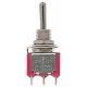 Miniature Toggle Switches -- SPDT 5Amp 120V Momentary pkg(5), All Scales, Miniatronics Corp. 3622005