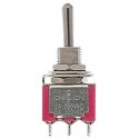 Miniature Toggle Switches -- SPDT 5Amp 120V Momentary pkg(5), All Scales, Miniatronics Corp. 3622005