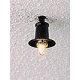 Under-Roof Mounted Light -- Black, HO, Brawa Modellspielwaren 5536