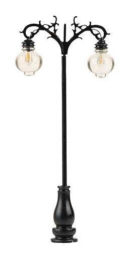 LED Streetlight -- Pendant Luminaires, 2-15/16′ 7.5cm Warm White pkg(1), HO, Faller Gmbh 180215