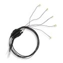 Flashing Chip LED -- Green w/8′ 20.3cm Wire Leads - 7-19V AC or DC pkg(5), All Scales, Evan Designs UC5F