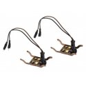 Asymmetrical Connection Hardware -- For the 739-73410 and 73411 Lighting Kits, HO, Trix 66716