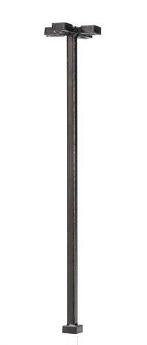 Four-Arm Square LED Light 3-Pack -- Black (cool white LED) 30 Scale Feet Tall, N, Atlas Model Railroad Co. 70000196