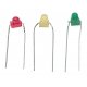 Micro Mini Light Emiting Diodes (LEDs) - 1/16′ 1.5mm Diameter -- 6 Each Red, Green, All Scales, Miniatronics Corp. 1200018