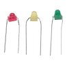 Micro Mini Light Emiting Diodes (LEDs) - 1/16′ 1.5mm Diameter -- 6 Each Red, Green, All Scales, Miniatronics Corp. 1200018