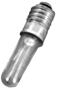 Festoon Bulb -- Candle, Clear - Fits Socket Size E5.5, 19V, 65mA, All Scales, Brawa Modellspielwaren 3277