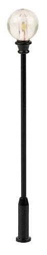LED Park Light -- Pole-Top Globe Lamp, 2-13/16′ 7.1cm Warm White pkg(1), HO, Faller Gmbh 180213