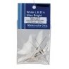 Standard Light Emiting Diodes (LEDs) 5mm Diameter -- White pkg(5), All Scales, Miniatronics Corp. 1250005