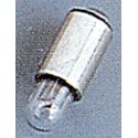 Push-In Bulb -- Clear, 3 x 2.55, 16V, 30mA, All Scales, Brawa Modellspielwaren 3251