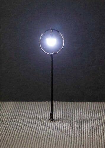Suspended-Globe LED Park Light -- 2-15/16′ 7.5cm Tall, HO, Faller Gmbh 180205