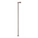 Single-Arm Square LED Light 3-Pack -- Bronze (cool white LED) 30 Scale Feet Tall, HO, Atlas Model Railroad Co. 70000206