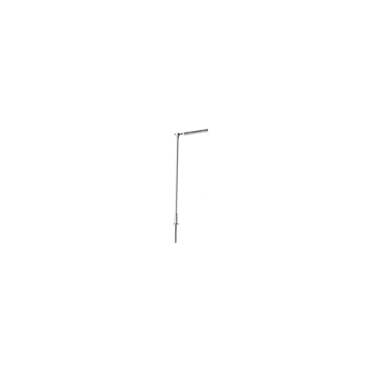 Single-Arm Parking Lot Light 3-Pack - Warm White LED -- Gray, N, Atlas Model Railroad Co. 70000155