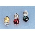 Bulbs for E10 Size Sockets -- 3.5V Clear, 200mA, All Scales, Brawa Modellspielwaren 3330