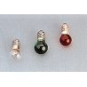 Thread Spherical Bulbs -- 3.5V, 200mA, Clear, 8mm, All Scales, Brawa Modellspielwaren 3316