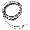30 Gauge Ultra Flexible Stranded Single Conductor Wire - 10′ 3m -- Black, All Scales, Miniatronics Corp. 4813001