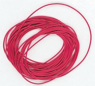 30 Gauge Ultra Flexible Stranded Single Conductor Wire - 10′ 3m -- Red, All Scales, Miniatronics Corp. 48R3001