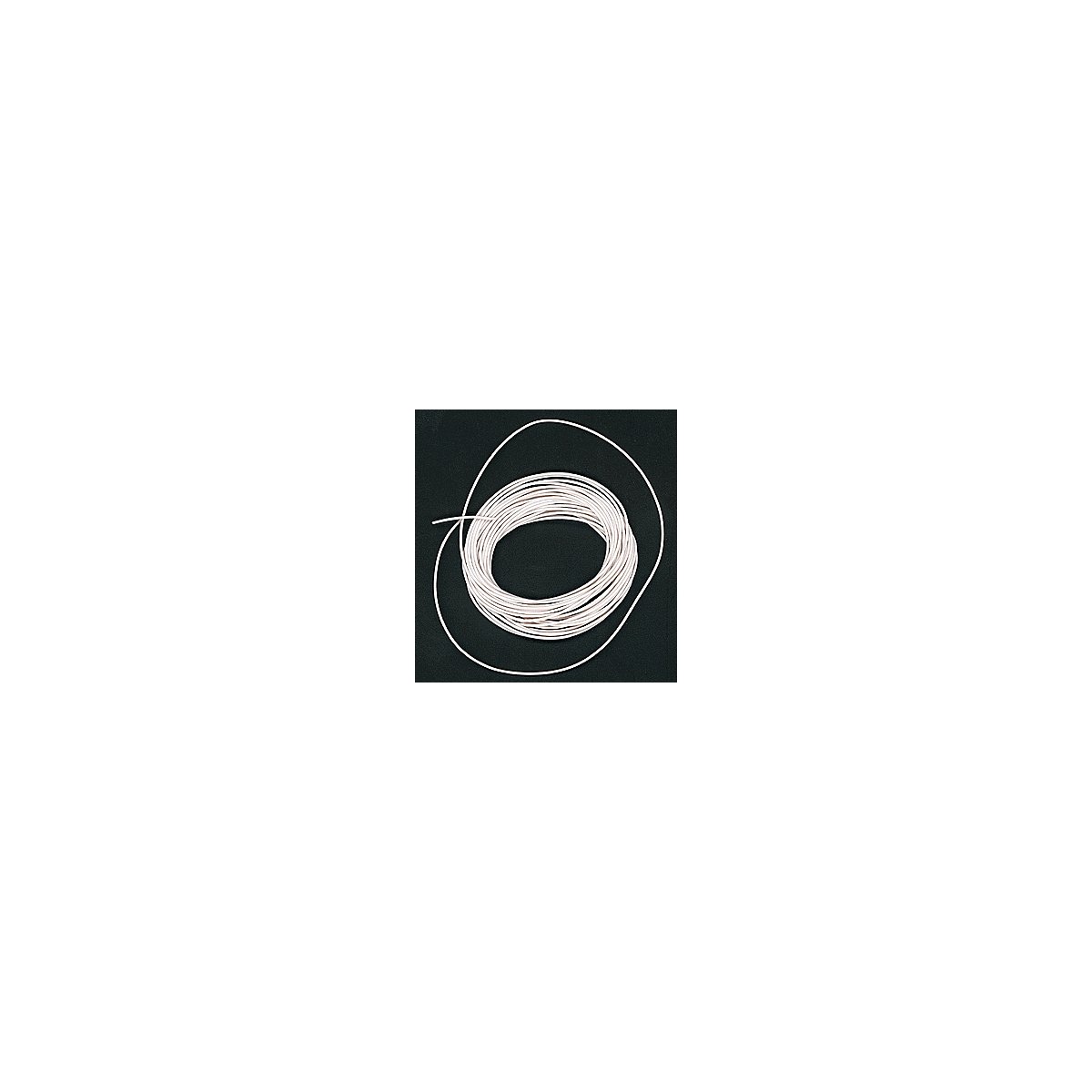 30 Gauge Ultra Flexible Stranded Single Conductor Wire - 10′ 3m -- White, All Scales, Miniatronics Corp. 48W3001