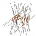 1/4-Watt Axial Lead Resistor 200-Piece Bulk Pack -- 1,000-Ohm, All Scales, Train Control Systems 1076