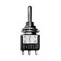 Miniature Toggle Switches -- SPDT 5Amp 120V Momentary pkg(2), All Scales, Miniatronics Corp. 3622002