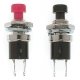 Switches -- Push-Button SPST Momentary - Normally Open 1/4′ .64cm pkg(2), All Scales, Miniatronics Corp. 3302502