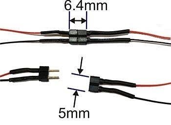 Pre-Wired Pin Connectors - 10 Pairs, All Scales, Evan Designs WC10