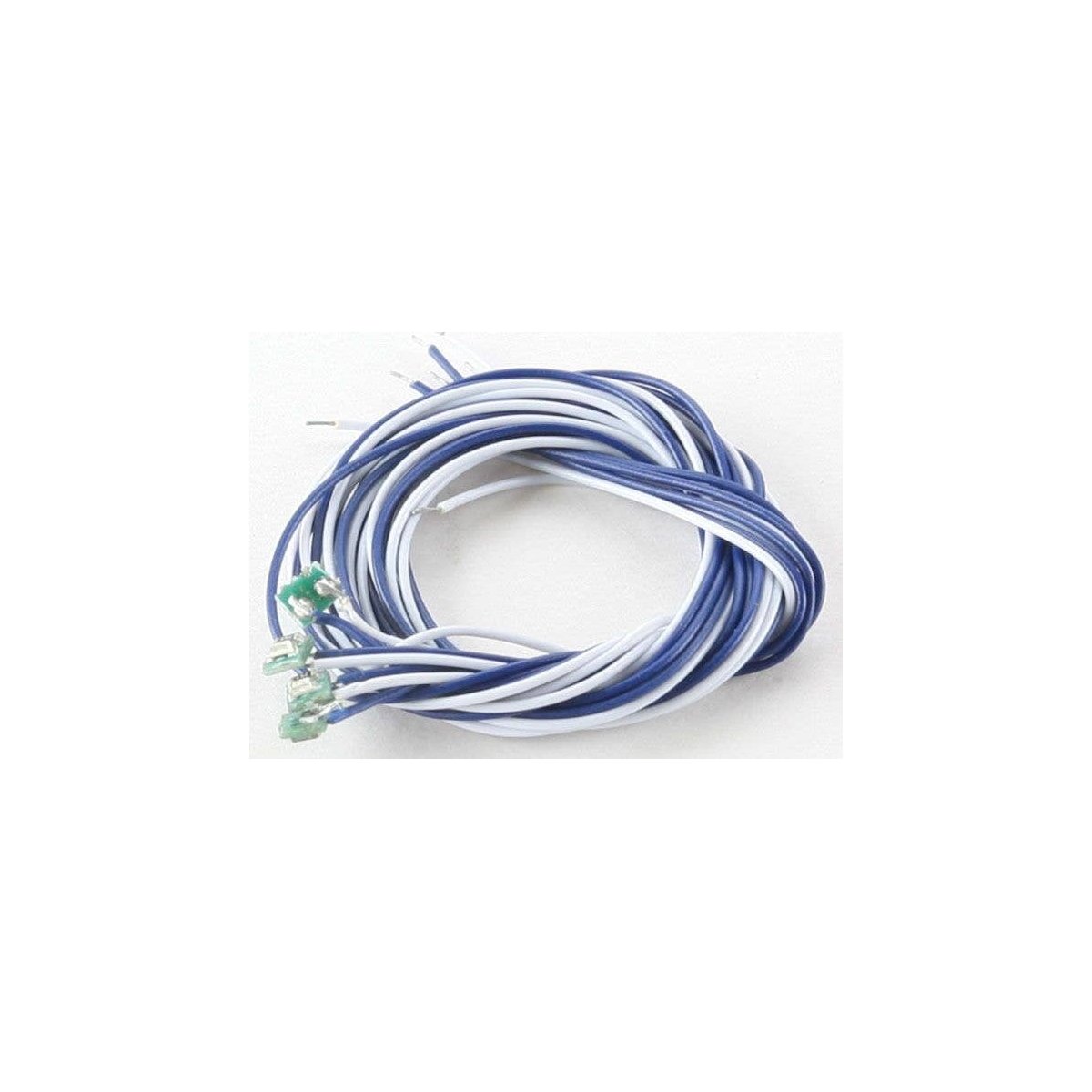 Mini LED w/10′ 25.4cm Wire Leads 4-Pack - Light Genie(TM) -- Green, HO, Model Rectifier Corp 25323