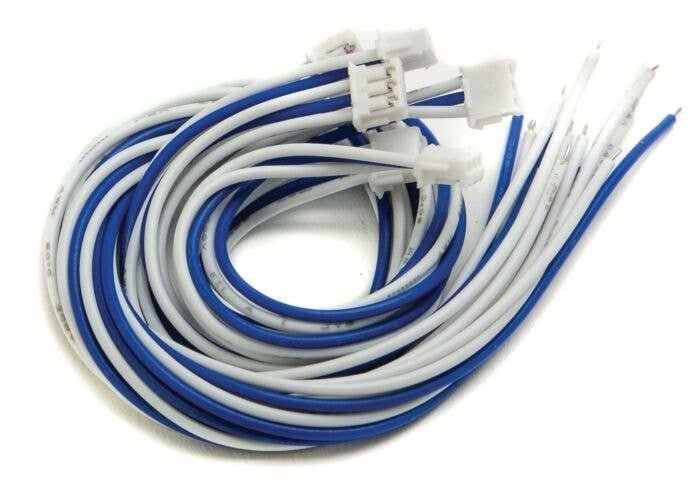 2-Pin Male Connector w/Wire Leads - Light Genie(TM) -- pkg(6), HO, Model Rectifier Corp 25100