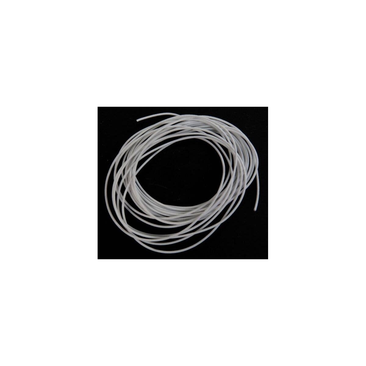 30 AWG Super-Flexible Wire -- White 10′ 3.1m, All Scales, SoundTraxx 810146