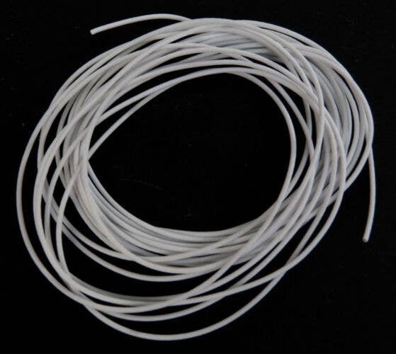 30 AWG Super-Flexible Wire -- White 10′ 3.1m, All Scales, SoundTraxx 810146