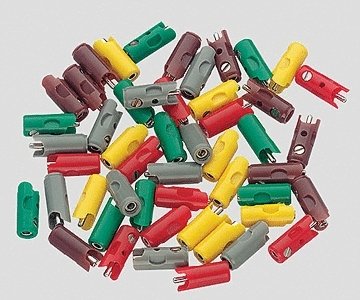 New Style Plugs pkg(10) -- Orange, All Scales, Marklin, Inc 71414