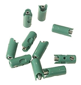 New Style Sockets pkg(10) -- Green, All Scales, Marklin, Inc 71423