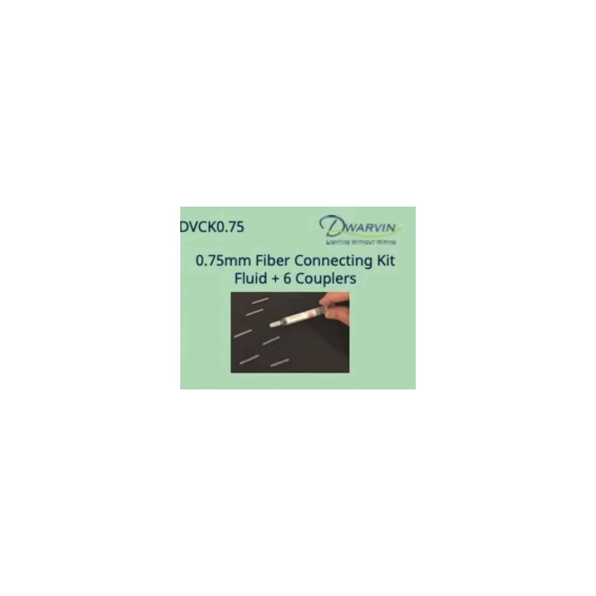DVCK0.75 Fiber Optic Connecting Kit -- For 0.75mm Fiber, All Scales, Dwarvin CK075