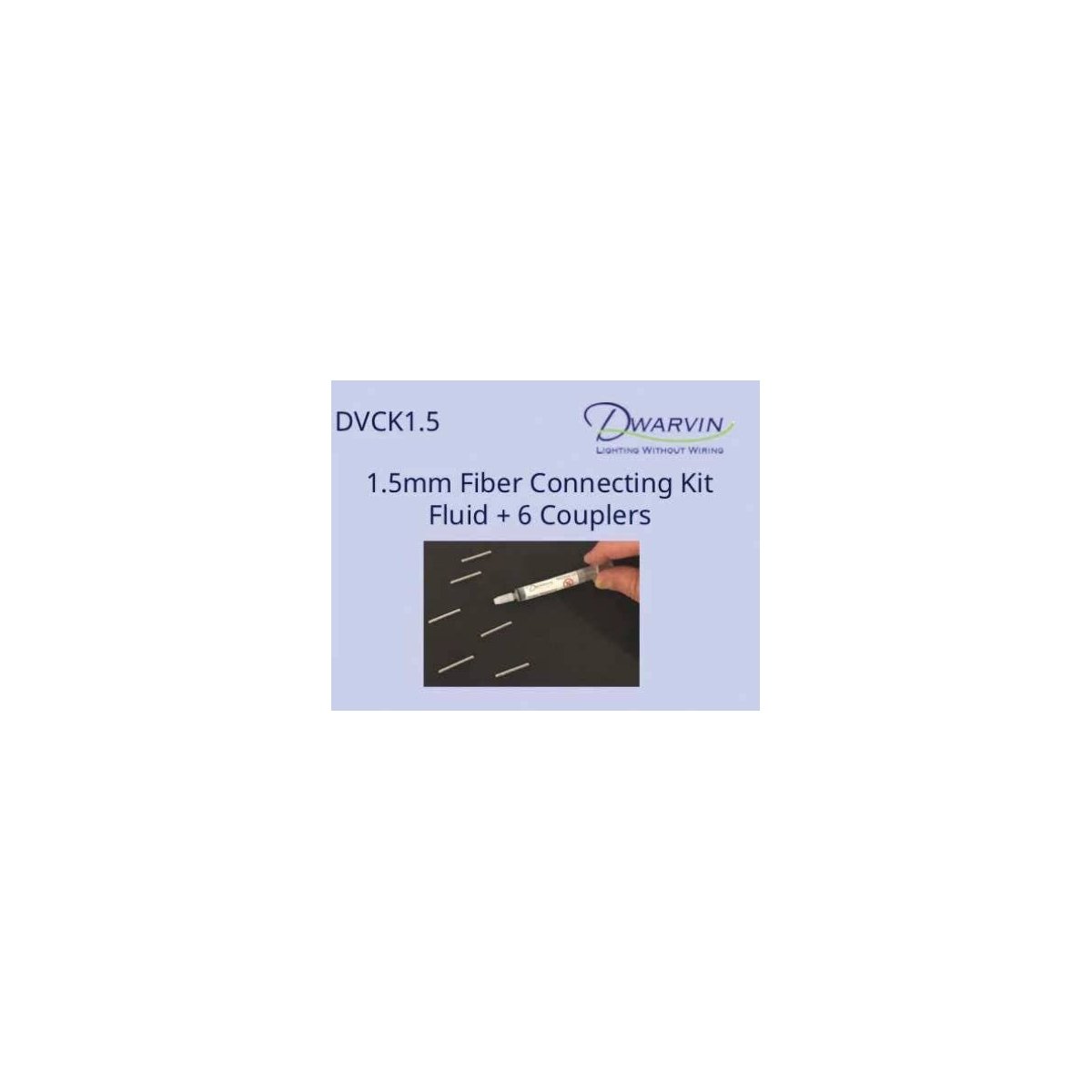 DVCK1.5 Fiber Optic Connecting Kit -- For 1.5mm Fiber, All Scales, Dwarvin CK15