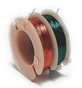38 Magnet Wire -- Red & Green 100′ Each, All Scales, Ngineering N5038