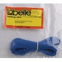 Multi-Strand 33′ Hookup Wire -- 23-Gauge Single Conductor (Various Colors), All Scales, Labelle Industries 6001