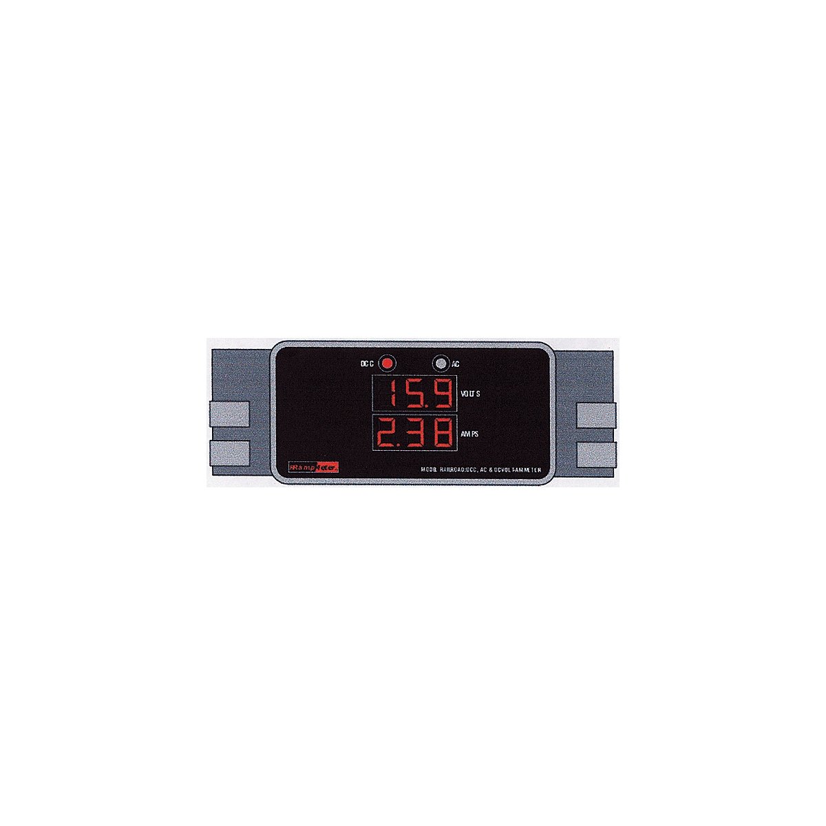 RRampmeter Digital Meter for DCC, DC & AC Volts & Amps -- Version III (Enclosed wit, All Scales, DCC Specialties RAMPMETER3
