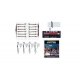 Double Lamp Post - Just Plug Value Pack -- With Light Hub pkg(12), N, Woodland Scenics 5913