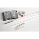18′ Curved-Neck Streetlight - Kit -- With White LEDs, HO, Ngineering NK0142