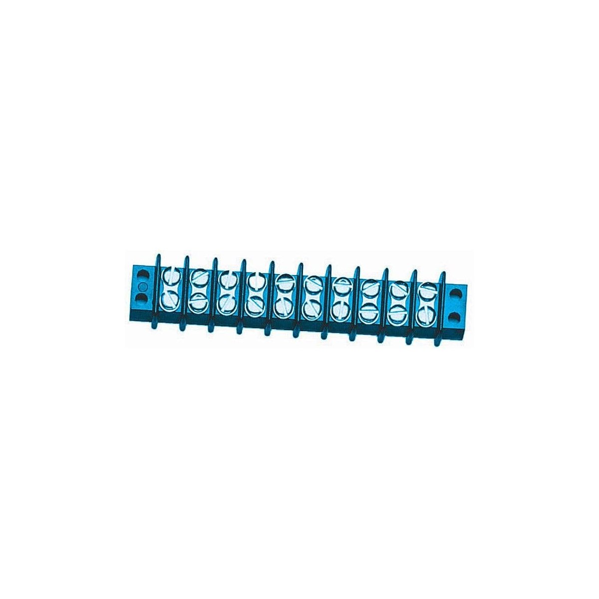 Electrical Accessories -- Terminal Block 10-Screw Double Row 4-1/2 x 7/8′ 11.2 x 2.1c, All Scales, Miniatronics Corp. TB10