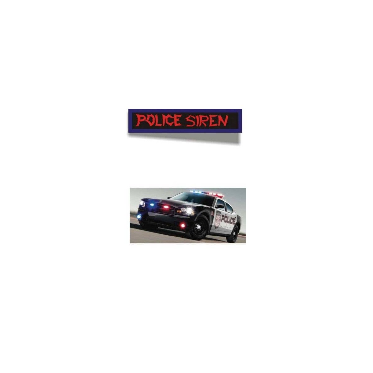 Police Siren Sound w/Speaker and Compact Switch -- 12 - 18 Volt AC/DC, All Scales, Evan Designs PS2