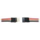 4-Pin Micro Connector -- .122 x .59 x .177` with 6` Wire Leads, All Scales, Train Control Systems 1475