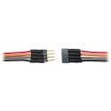 4-Pin Micro Connector -- .122 x .59 x .177` with 6` Wire Leads, All Scales, Train Control Systems 1475