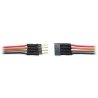 4-Pin Micro Connector -- .122 x .59 x .177` with 6` Wire Leads, All Scales, Train Control Systems 1475