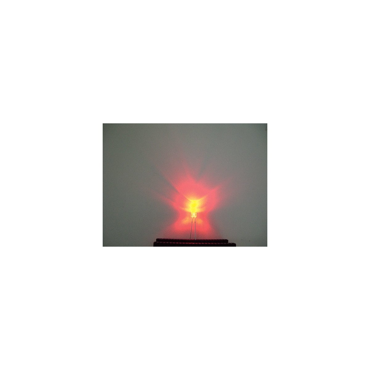 Tower LED 2mm - Set of 5 -- Red, All Scales, Miniatronics Corp. 1282105