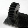 Reverse Worm Gear -- Delrin - 0.4mod x 21 Teeth x 9.2mm OD x 0.118′ Face x 2.45mm Bore, HO, Northwest Short Line 10446
