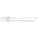 Standard Light Emiting Diodes (LEDs) 5mm Diameter -- White pkg(2), All Scales, Miniatronics Corp. 1250002