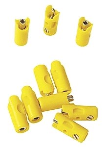 New Style Sockets pkg(10) -- Yellow, All Scales, Marklin, Inc 71422