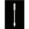 Light Pole -- Style 1 (white) pkg(8), 1/100, JTT Miniature Tree 97302