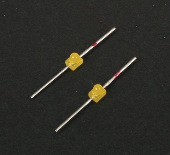 LEDs -- Yellow, 2mm, All Scales, Brawa Modellspielwaren 3295